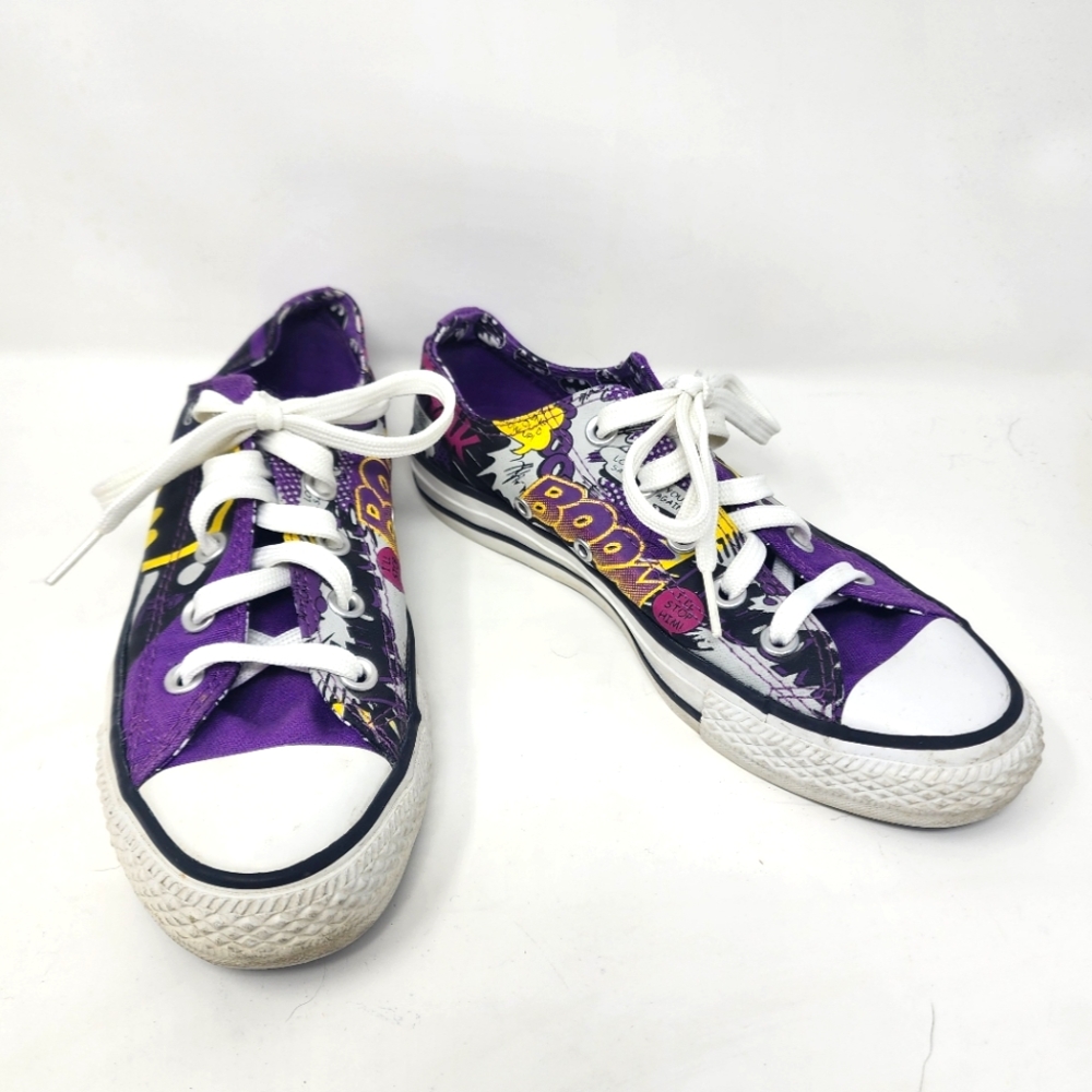 Converse Chuck‎ Taylor All Star Catwoman DC Comics Low Top Sneakers Mens4-Wo 6